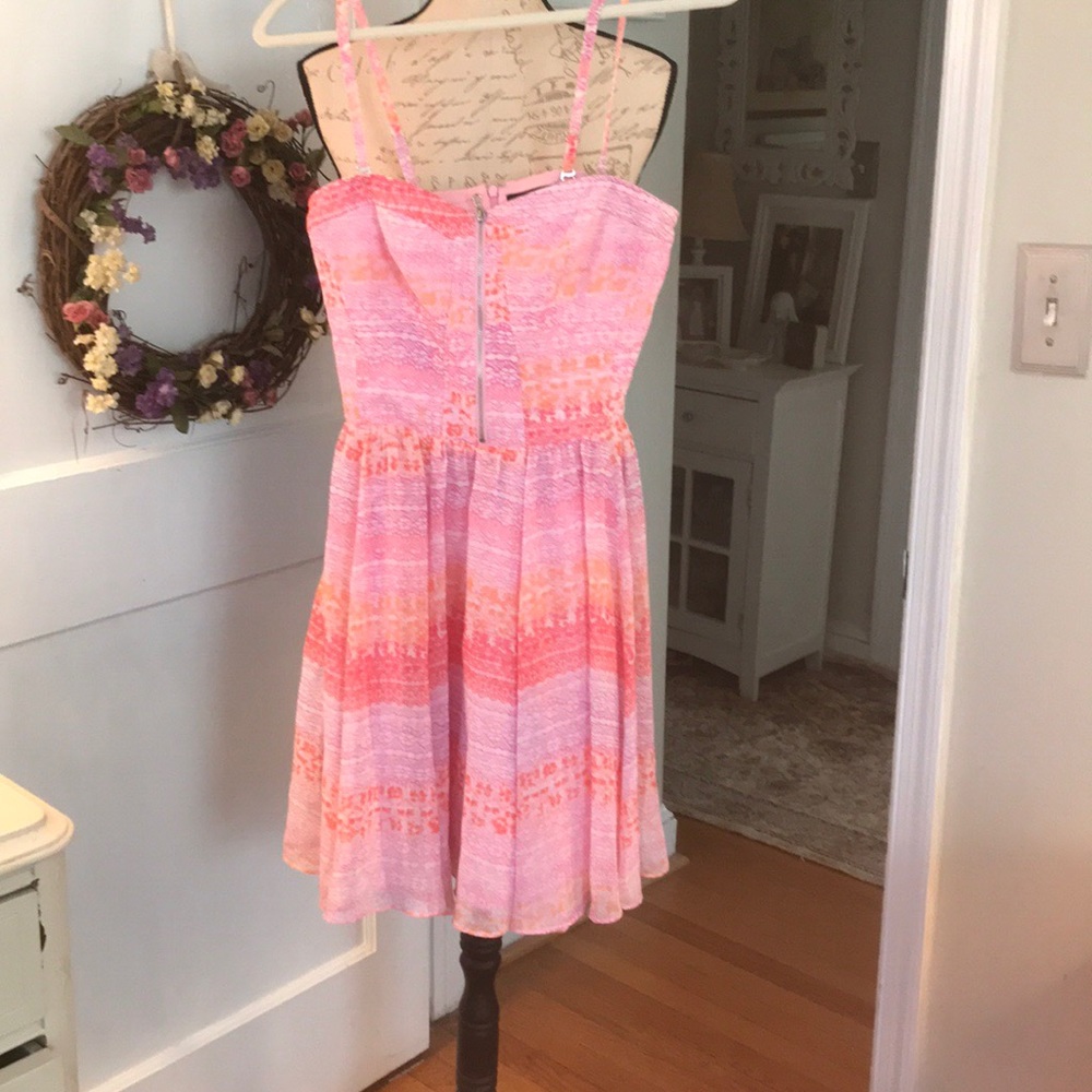 Guess pink, spaghetti strap, sundress. Size 6.